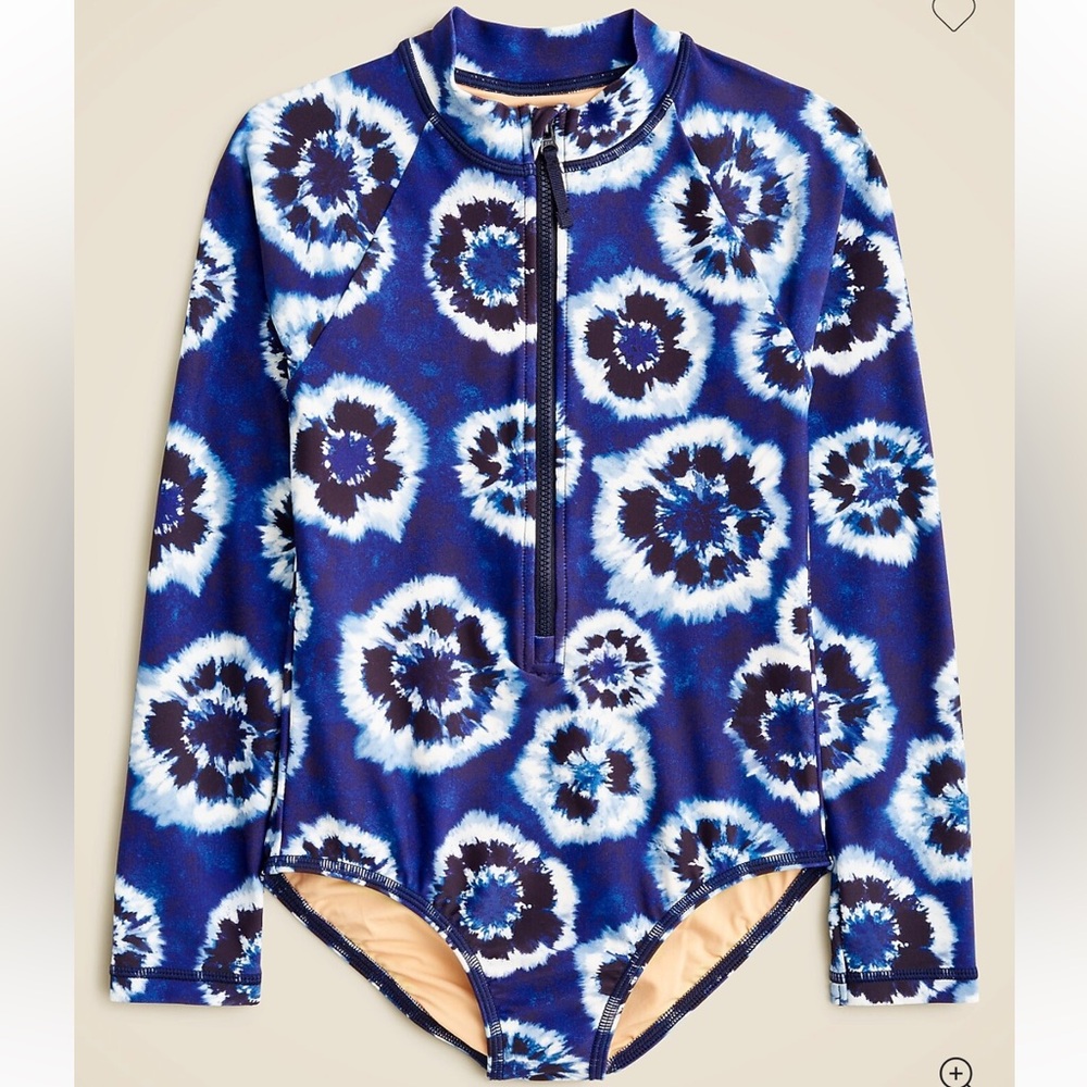 J. Crew Crewcuts Tie-Dye Long Sleeve Rashguard